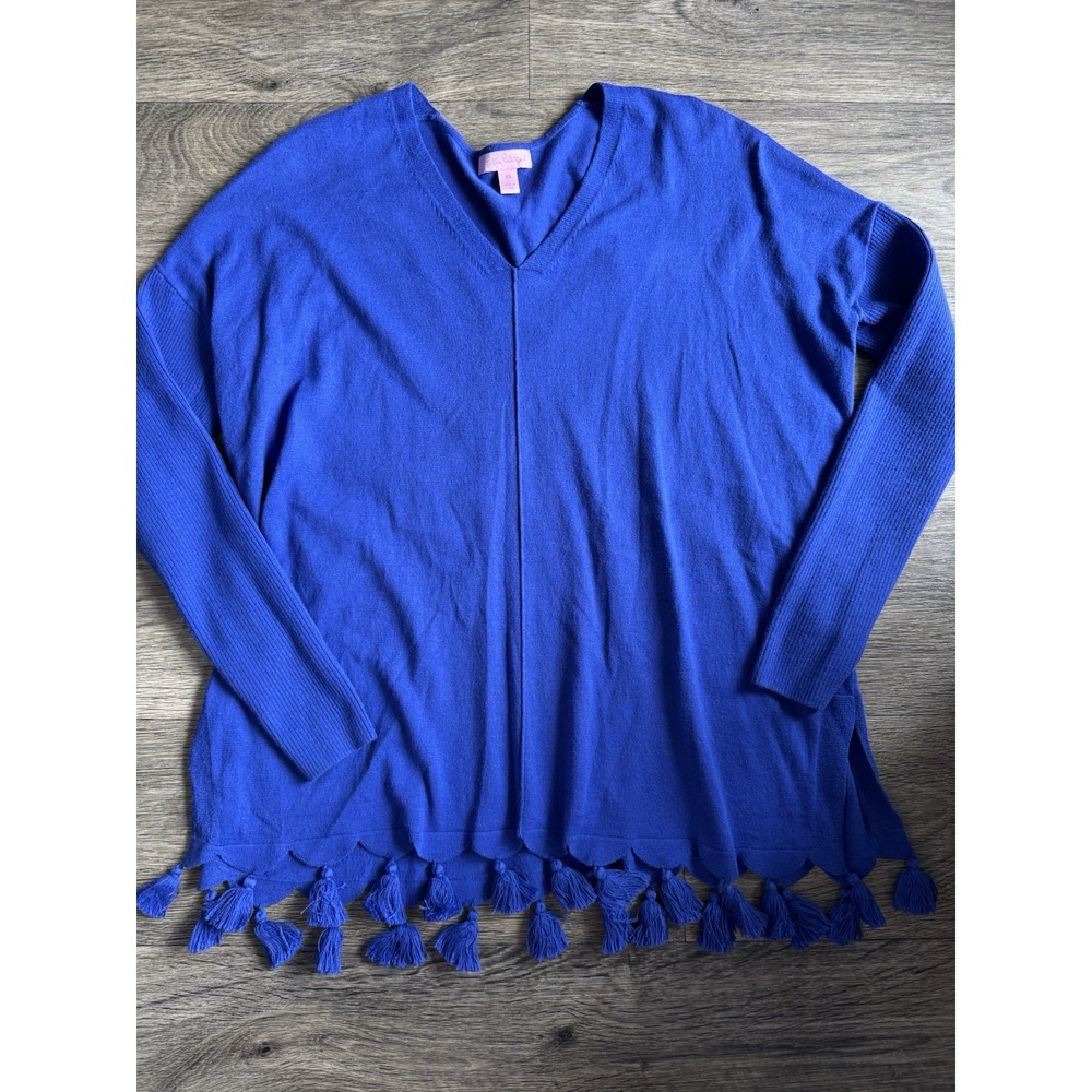 Lilly Pulitzer Women's Martine Sweater in Royal Blue‎ Size XS